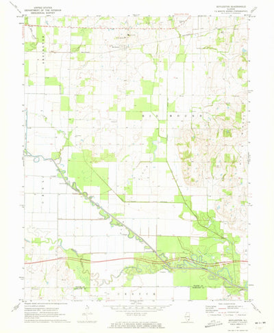 United States Geological Survey Boyleston, IL (1971, 24000-Scale) digital map