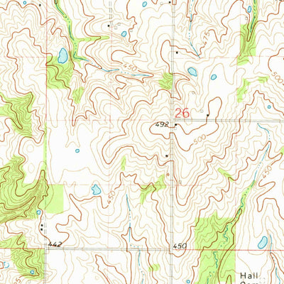 United States Geological Survey Boyleston, IL (1971, 24000-Scale) digital map
