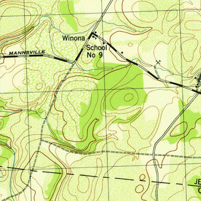 United States Geological Survey Boylston Center, NY (1943, 31680-Scale) digital map