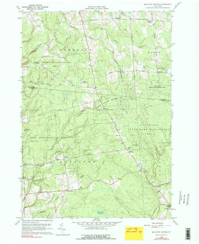 United States Geological Survey Boylston Center, NY (1959, 24000-Scale) digital map