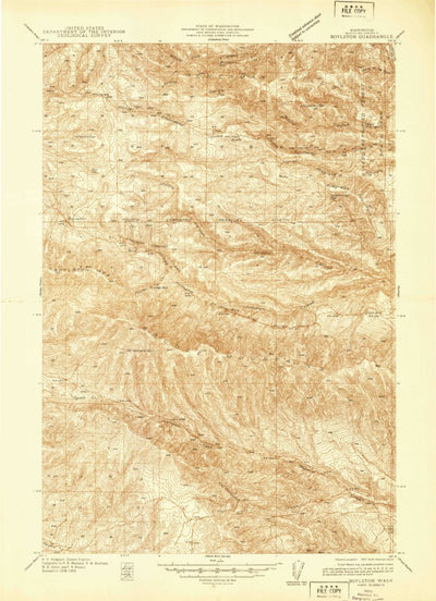 United States Geological Survey Boylston, WA (1939, 48000-Scale) digital map