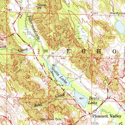 United States Geological Survey Boyne City, MI (1961, 62500-Scale) digital map