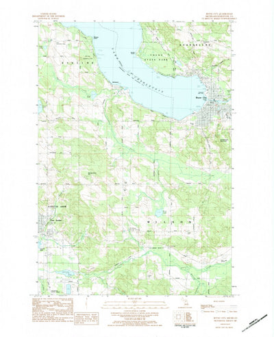 United States Geological Survey Boyne City, MI (1983, 24000-Scale) digital map