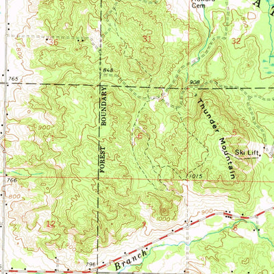 United States Geological Survey Boyne Falls, MI (1961, 62500-Scale) digital map