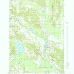United States Geological Survey Boyne Falls, MI (1986, 24000-Scale) digital map
