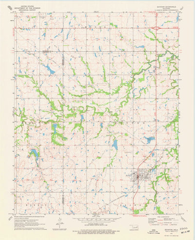 United States Geological Survey Boynton, OK (1971, 24000-Scale) digital map