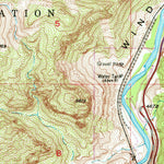 United States Geological Survey Boysen, WY (1951, 24000-Scale) digital map
