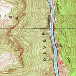 United States Geological Survey Boysen, WY (1951, 24000-Scale) digital map