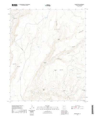 United States Geological Survey Bozarth Mesa, AZ (2021, 24000-Scale) digital map
