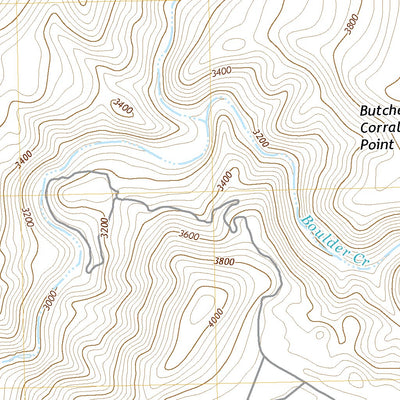 United States Geological Survey Bozarth Mesa, AZ (2021, 24000-Scale) digital map