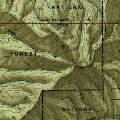 United States Geological Survey Bozeman, MT-WY (1948, 250000-Scale) digital map