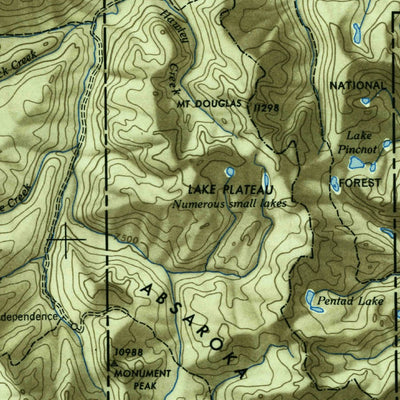 United States Geological Survey Bozeman, MT-WY (1955, 250000-Scale) digital map