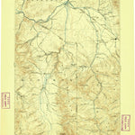 United States Geological Survey Bozeman W, MT-WY (1894, 250000-Scale) digital map