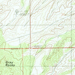 United States Geological Survey Braae, WY (1985, 24000-Scale) digital map