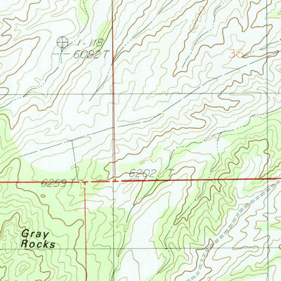 United States Geological Survey Braae, WY (1985, 24000-Scale) digital map