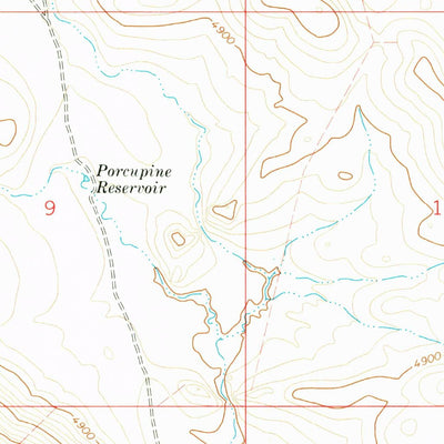 United States Geological Survey Brace Flat, ID (1973, 24000-Scale) digital map