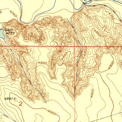 United States Geological Survey Bracewell, CO (1951, 24000-Scale) digital map