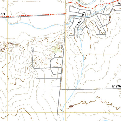 United States Geological Survey Bracewell, CO (2022, 24000-Scale) digital map
