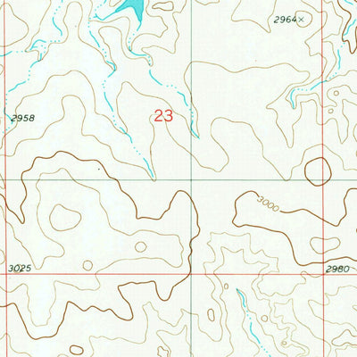 United States Geological Survey Bracket Butte, MT (1981, 24000-Scale) digital map