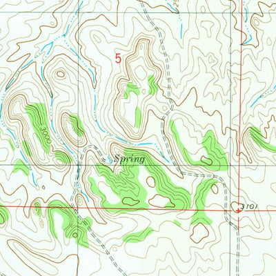 United States Geological Survey Bracket Butte SE, MT (1981, 24000-Scale) digital map