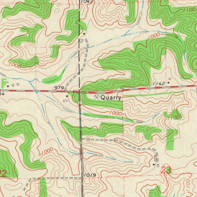 United States Geological Survey Brackett, WI (1973, 24000-Scale) digital map