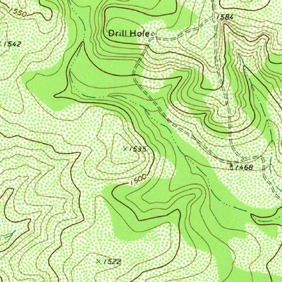 United States Geological Survey Brackettville NE, TX (1974, 24000-Scale) digital map