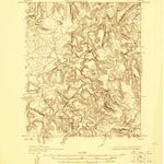 United States Geological Survey Brad, TX (1924, 48000-Scale) digital map