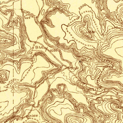 United States Geological Survey Brad, TX (1924, 48000-Scale) digital map
