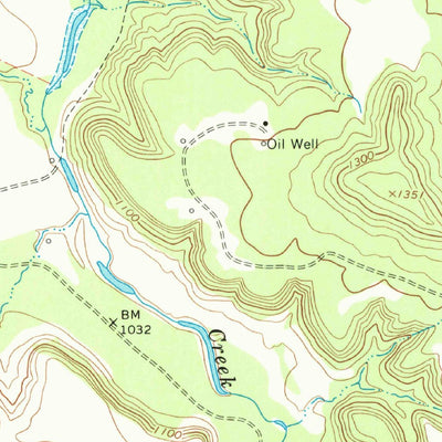 United States Geological Survey Brad, TX (1967, 24000-Scale) digital map