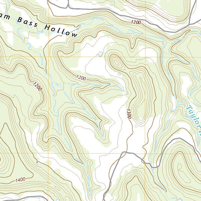 United States Geological Survey Brad, TX (2022, 24000-Scale) digital map