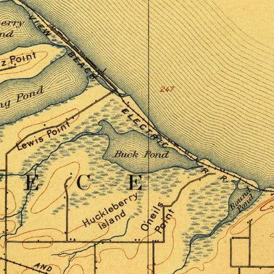 United States Geological Survey Braddock Heights, NY (1899, 62500-Scale) digital map