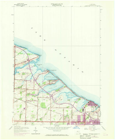 United States Geological Survey Braddock Heights, NY (1952, 24000-Scale) digital map