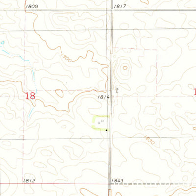 United States Geological Survey Braddock NE, ND (1975, 24000-Scale) digital map