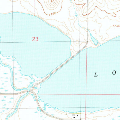 United States Geological Survey Braddock NW, ND (1975, 24000-Scale) digital map
