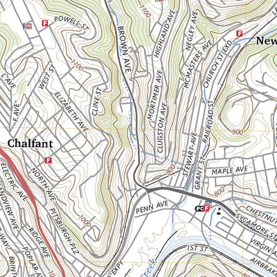 United States Geological Survey Braddock, PA (2023, 24000-Scale) digital map
