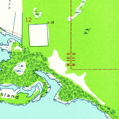United States Geological Survey Bradenton Beach, FL (1944, 24000-Scale) digital map