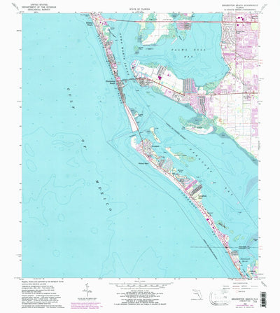 United States Geological Survey Bradenton Beach, FL (1964, 24000-Scale) digital map