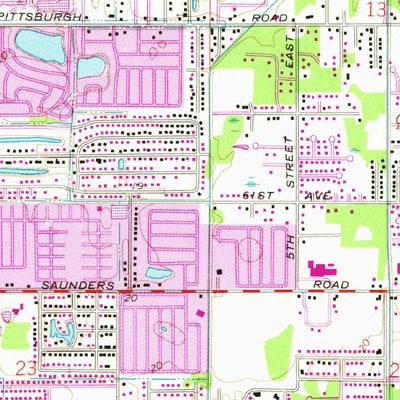 United States Geological Survey Bradenton, FL (1964, 24000-Scale) digital map