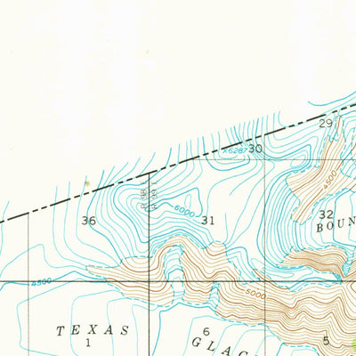 United States Geological Survey Bradfield Canal A-1, AK (1955, 63360-Scale) digital map
