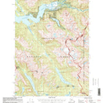 United States Geological Survey Bradfield Canal A-1, AK (1997, 63360-Scale) digital map