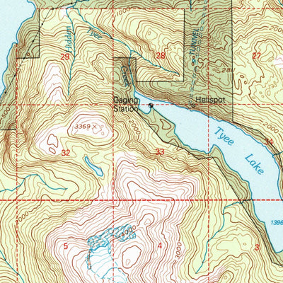 United States Geological Survey Bradfield Canal A-1, AK (1997, 63360-Scale) digital map