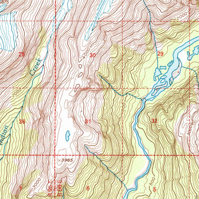 United States Geological Survey Bradfield Canal A-2, AK (2000, 63360-Scale) digital map