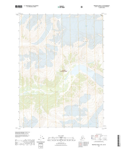 United States Geological Survey Bradfield Canal A-2 SE, AK (2021, 25000-Scale) digital map