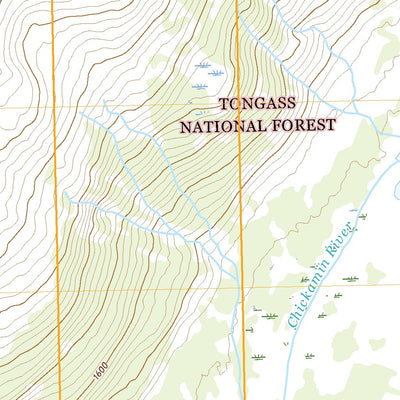 United States Geological Survey Bradfield Canal A-2 SE, AK (2021, 25000-Scale) digital map