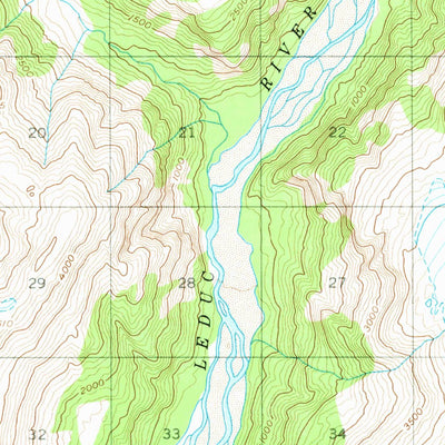 United States Geological Survey Bradfield Canal A-3, AK (1955, 63360-Scale) digital map