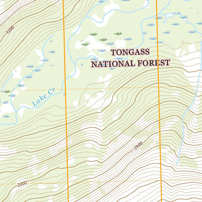 United States Geological Survey Bradfield Canal A-3 NE, AK (2021, 25000-Scale) digital map
