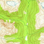 United States Geological Survey Bradfield Canal A-4, AK (1955, 63360-Scale) digital map