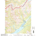 United States Geological Survey Bradfield Canal A-4, AK (1995, 63360-Scale) digital map