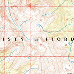 United States Geological Survey Bradfield Canal A-4, AK (1995, 63360-Scale) digital map