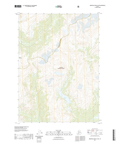 United States Geological Survey Bradfield Canal A-4 NE, AK (2021, 25000-Scale) digital map